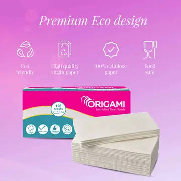 Origami Interfolded Paper Towels pack