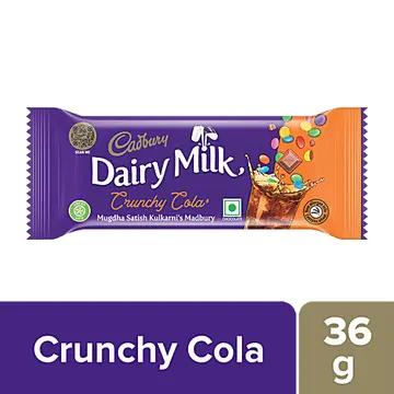 Cadbury Dairy Milk Crunchy Cola pack