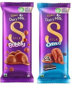 Cadbury Dairy Milk Silk Bubbly pack