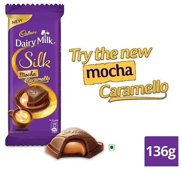 Cadbury Dairy Milk Silk Mocha Caramello pack