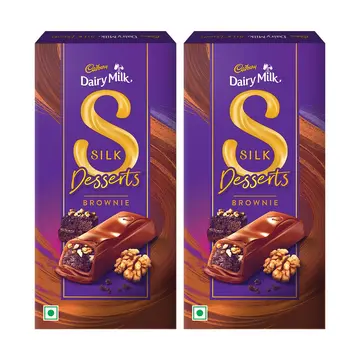 Cadbury Dairy Milk Silk Ui Walnut Brownie pack