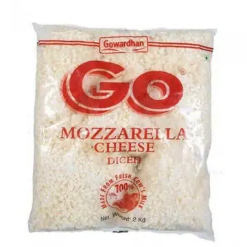 Go Mozzarella Cheese Diced pack