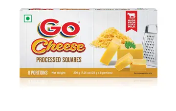 Go Processed Cheese Cube pack