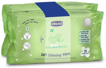 Chicco Soft Cleansing Wipes Bipack pack