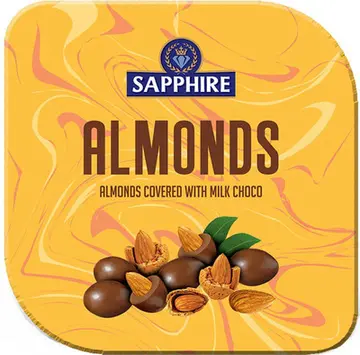 Sapphire Choco Coated Almond pack