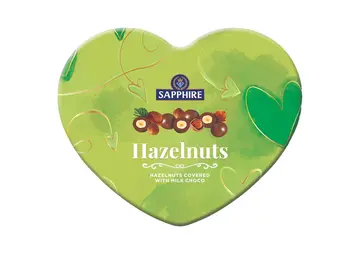 Sapphire Choco Coated Nuts Hazelnut pack