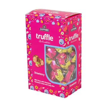 Sapphire Truffle Selection Strawberry pack
