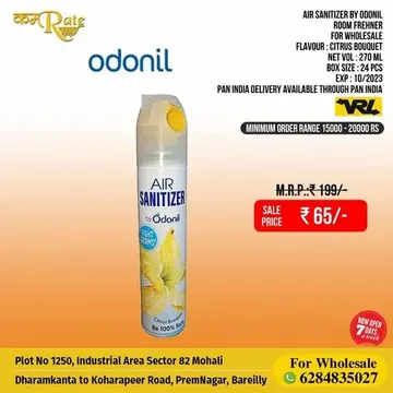 Odonil Air Sanitizer Citrus pack
