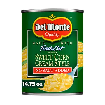 Del Monte Cream Style Corn pack