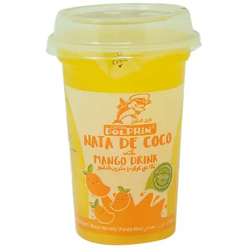 Dolphin Nata Coco Mango Drink pack