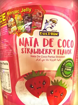 Dolphin Nata De Coco Strawberry pack