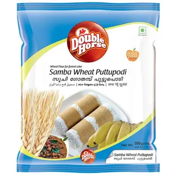 Double Horse Wheat Puttu Podi pack