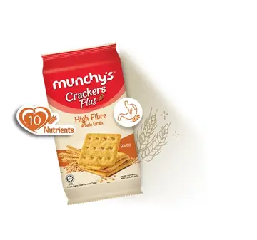 Munchys Crackers Plus Wholegrain pack