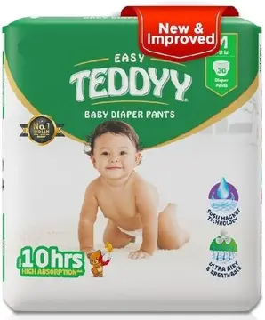 Teddy Baby Pants Easy Medium pack