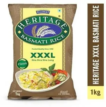 Heritage XXXL Basmathi Rice pack