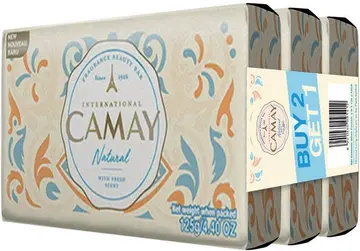 Camay Natural Soap pack