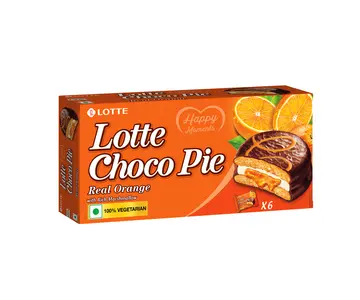 Lotte Chocopie Orange 168GX24MBX pack