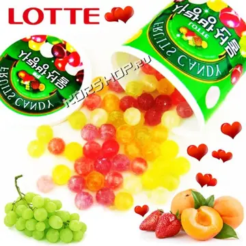 Lotte Fruit Assorted Candy pack