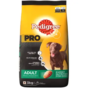 Pedigree Pro Weight Managemant 3KGX pack