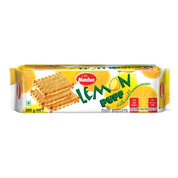 Munchee Lemon Puff pack