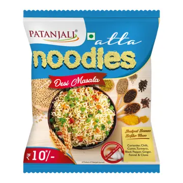 Patanjali Atta Noodles Desi Masala pack