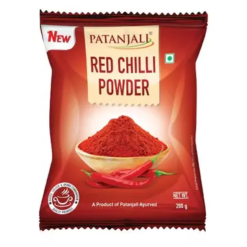 Patanjali Red Chilli Powder pack