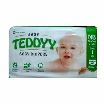 Teddy Baby Diapers Easy Newborn pack