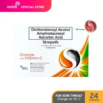 Strepsils Orange Blister pack