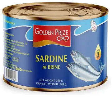 Golden Sardines Brine pack