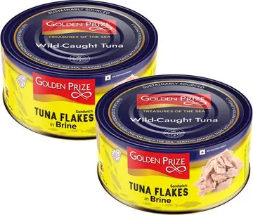 Golden Tuna Flakes Brine pack