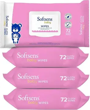 Softsens Baby Wipes pack