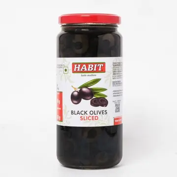 Habit Olives Black Sliced pack