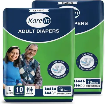 Kare In Classic Adult Diaper Large pack