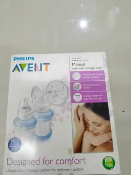 Philips Avent Manual Breast Pump Pp&Storage Cups pack