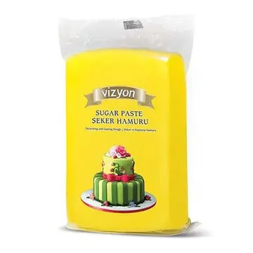 Vizyon Sugar Paste Yellow pack