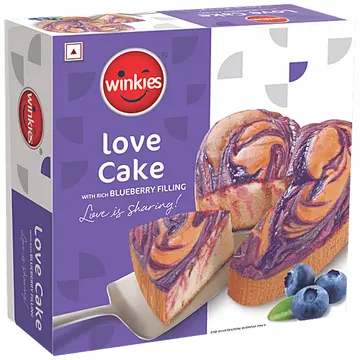 Winkies Love Cake Blueberry pack